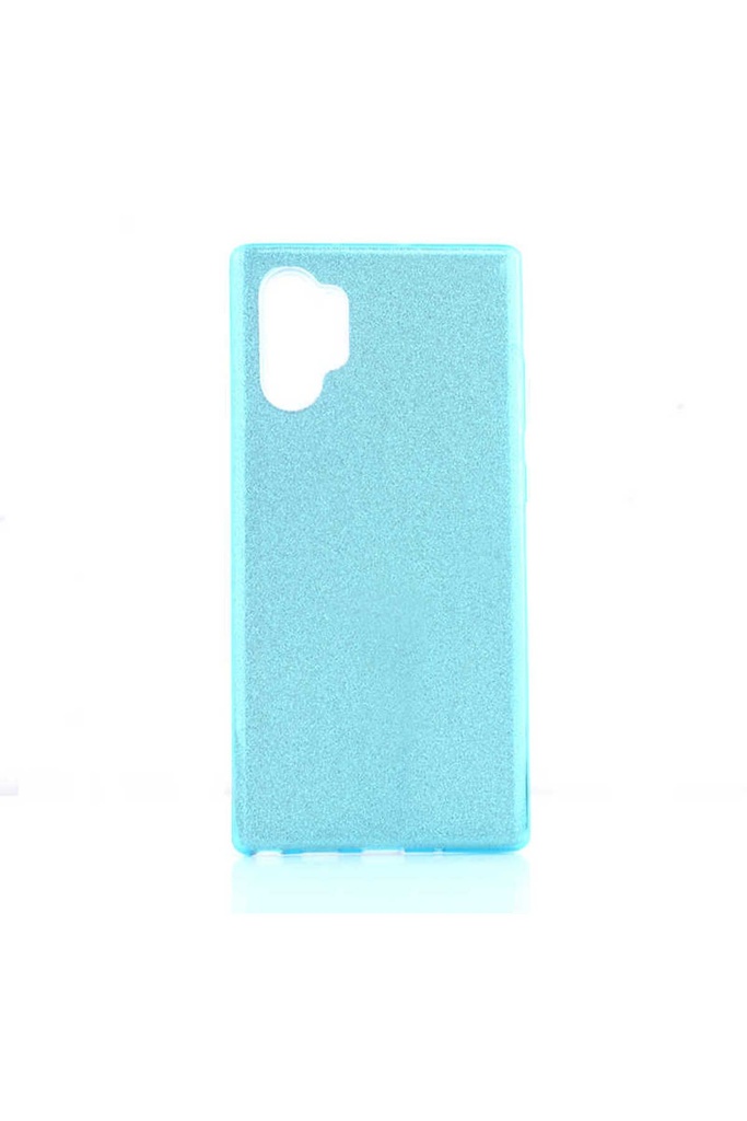 [RNZ-TA28874] Samsung Galaxy Note 10 Plus Uyumlu Kılıf Zore Shining Silikon (Mavi)