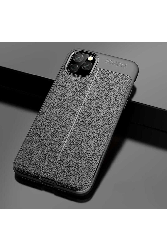 [RNZ-TA28962] Apple iPhone 11 Pro Uyumlu Kılıf Zore Niss Silikon Kapak (Siyah)