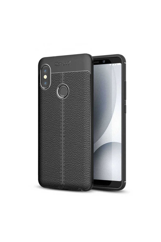 [RNZ-TA175] Xiaomi Redmi Note 5 Pro Uyumlu Kılıf Zore Niss Silikon Kapak (Siyah)