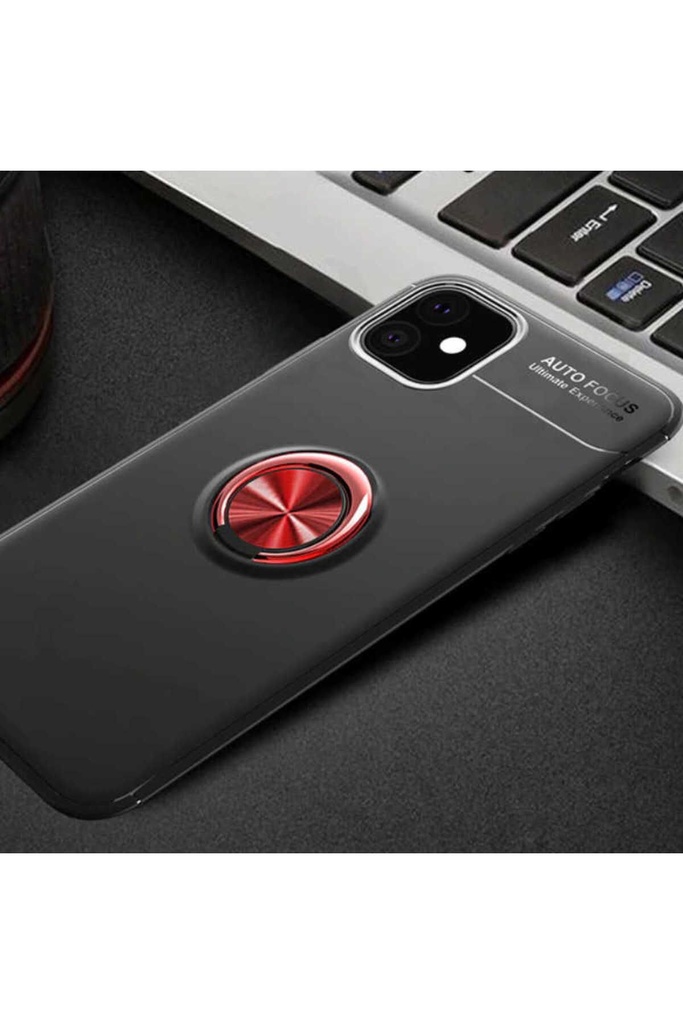 [RNZ-TA28977] Apple iPhone 11 Pro Max Uyumlu Kılıf Zore Ravel Silikon Kapak (Siyah)
