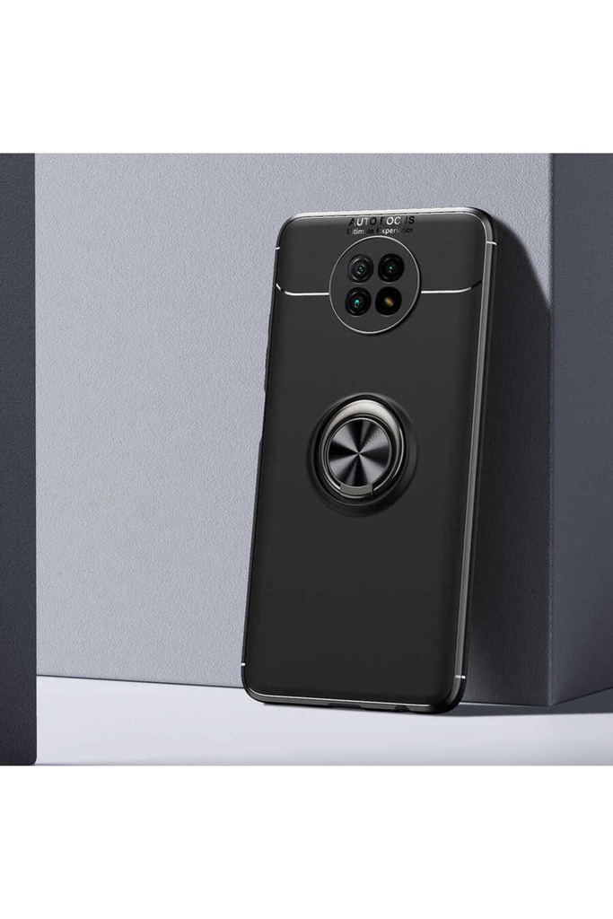 [RNZ-TA49666] Xiaomi Redmi Note 9 5G Uyumlu Kılıf Zore Ravel Silikon Kapak (Siyah)