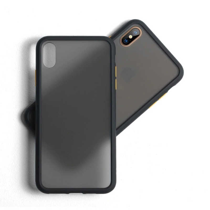 [RNZ-TA29175] Apple iPhone X Uyumlu Kılıf Benks Magic Smooth Drop Resistance Kapak (Siyah)
