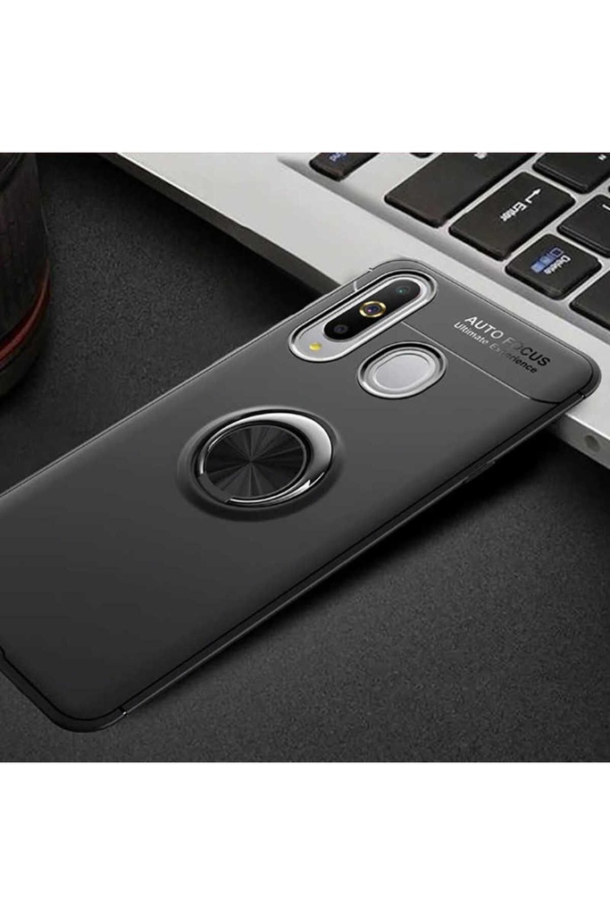 [RNZ-TA29248] Samsung Galaxy A20S Uyumlu Kılıf Zore Ravel Silikon Kapak (Siyah)