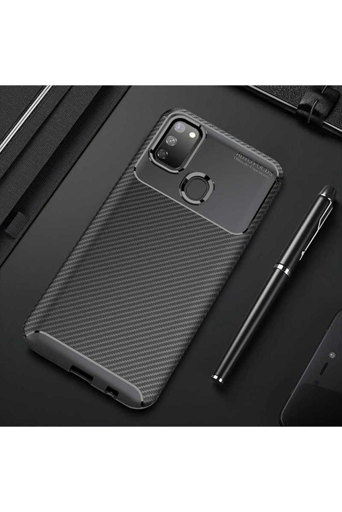 [RNZ-TA30280] Samsung Galaxy M30S Uyumlu Kılıf Zore Negro Silikon Kapak (Siyah)