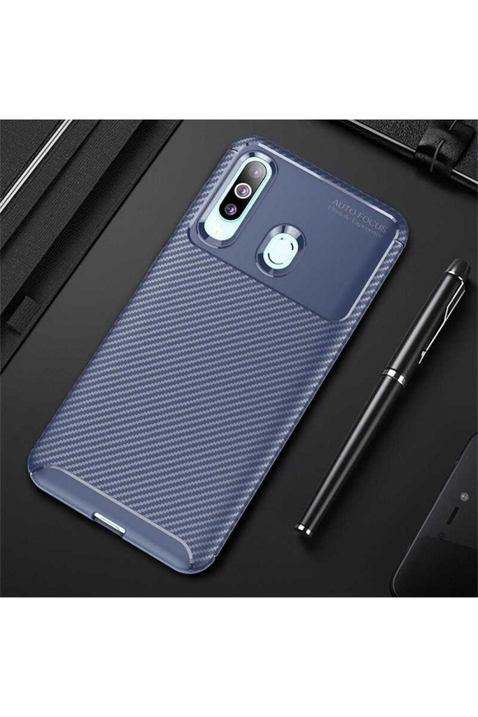 Samsung Galaxy A20S Uyumlu Kılıf Zore Negro Silikon Kapak