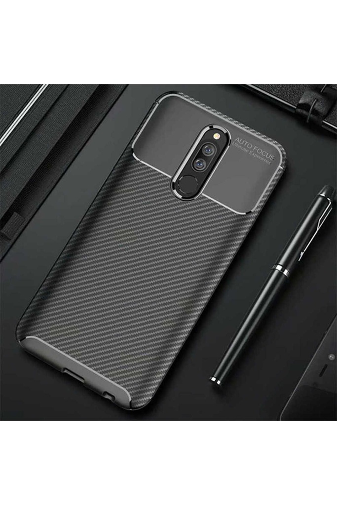 [RNZ-TA29448] Xiaomi Redmi Note 8 Pro Uyumlu Kılıf Zore Negro Silikon Kapak (Siyah)