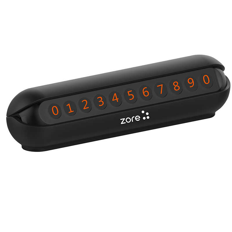 [RNZ-TA29555] Zore PN-01 Araç Park Numaratörü (Siyah)