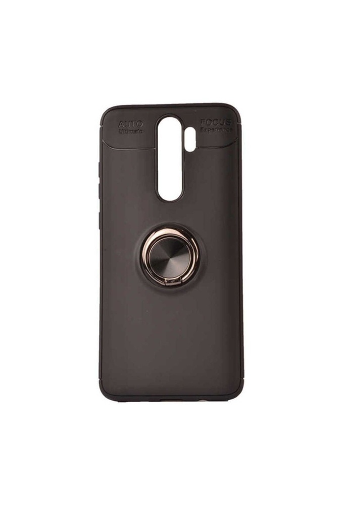 [RNZ-TA29608] Xiaomi Redmi Note 8 Pro Uyumlu Kılıf Zore Ravel Silikon Kapak (Siyah)