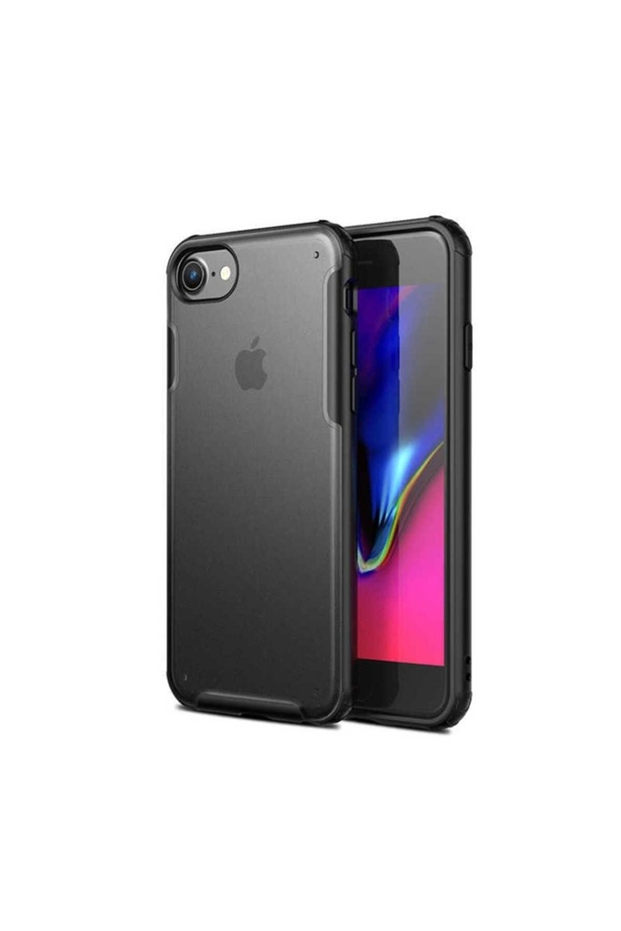 [RNZ-TA29637] Apple iPhone 8 Uyumlu Kılıf Zore Volks Kapak (Siyah)