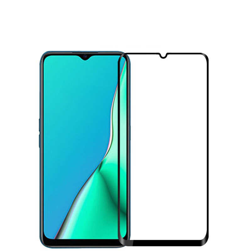 [RNZ-TA29770] Oppo A5 2020 Uyumlu Zore Kenarları Kırılmaya Dayanıklı Cam Ekran Koruyucu