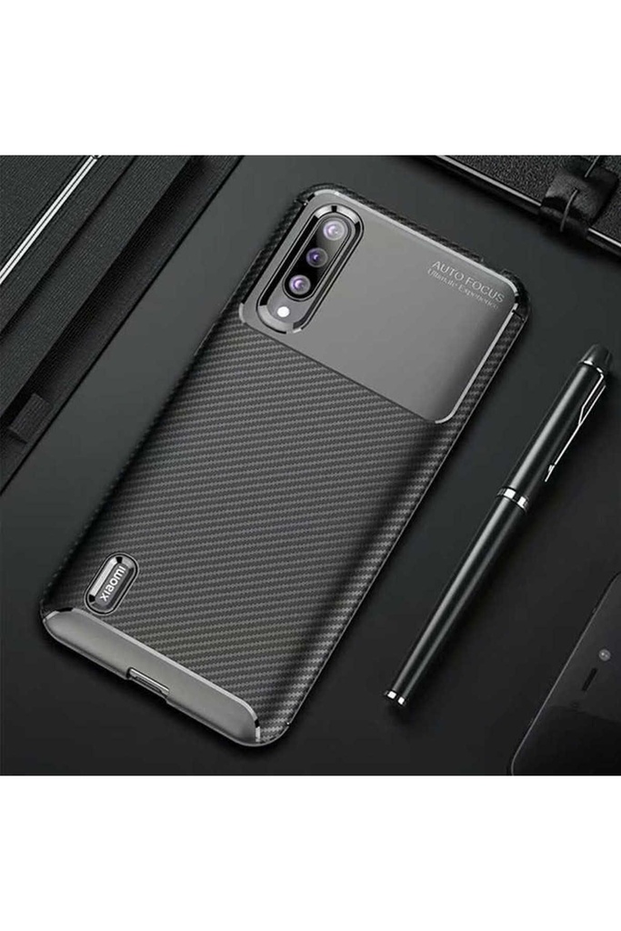 [RNZ-TA29788] Xiaomi Mi 9 Lite Uyumlu Kılıf Zore Negro Silikon Kapak (Siyah)