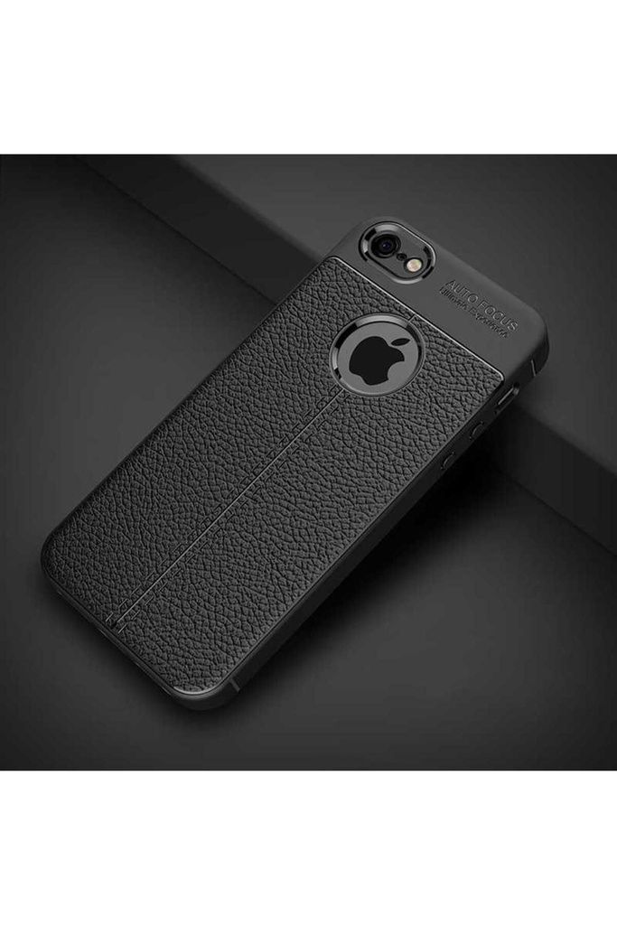 [RNZ-TA30071] Apple iPhone 5 Uyumlu Kılıf Zore Niss Silikon Kapak (Siyah)