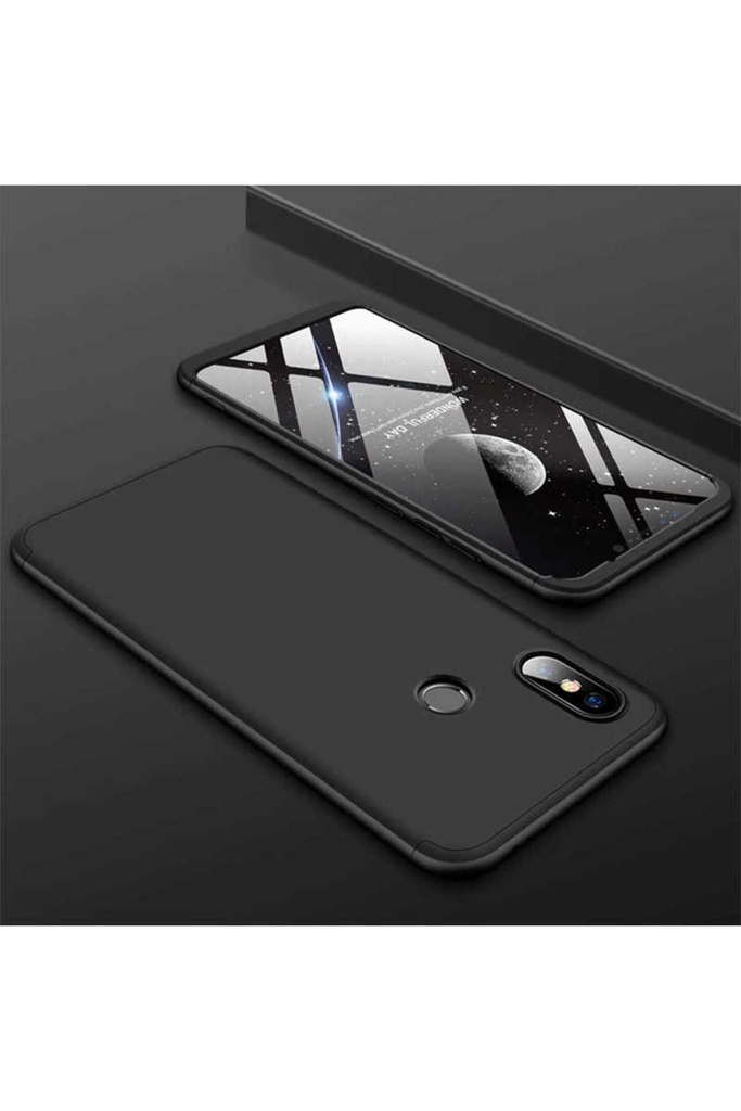 [RNZ-TA30239] Xiaomi Mi Max 3 Uyumlu Kılıf Zore Ays Kapak (Siyah)