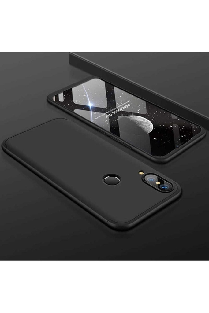 [RNZ-TA30267] Huawei Y7 Prime 2019 Uyumlu Kılıf Zore Ays Kapak (Siyah)