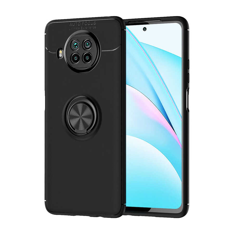[RNZ-TA49901] Xiaomi Redmi Note 9 Pro 5G Uyumlu Kılıf Zore Ravel Silikon Kapak (Siyah)