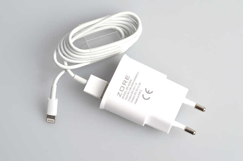 [RNZ-TA31189] Zore ZR-A2000 2 Usb li Lightning Ev Şarj Seti