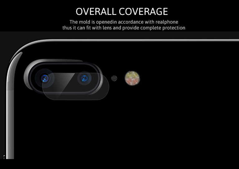 [RNZ-TA31345] Apple iPhone 8 Plus Uyumlu Zore Kamera Lens Koruyucu Cam Filmi