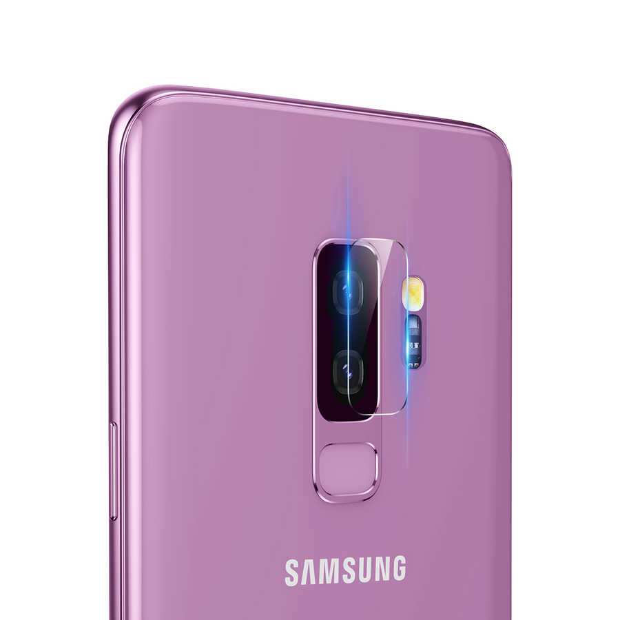 [RNZ-TA31347] Samsung Galaxy S9 Plus Uyumlu Zore Kamera Lens Koruyucu Cam Filmi