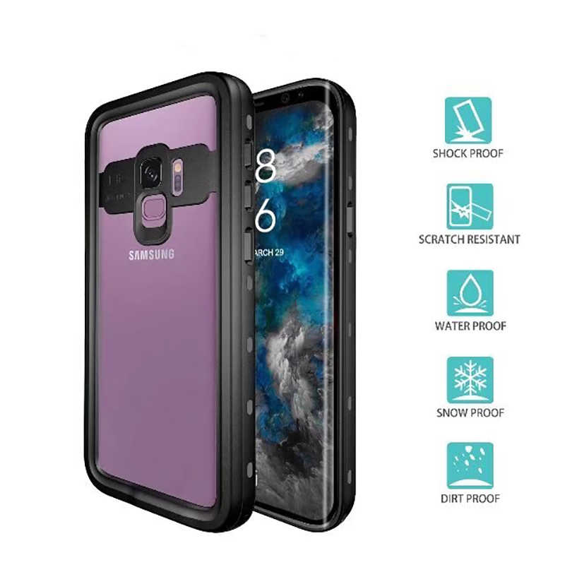 [RNZ-TA31350] Samsung Galaxy S9 Uyumlu Kılıf 1-1 Su Geçirmez Kılıf