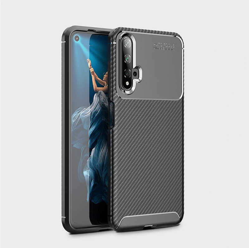 Huawei Honor 20 Uyumlu Kılıf Zore Negro Silikon Kapak