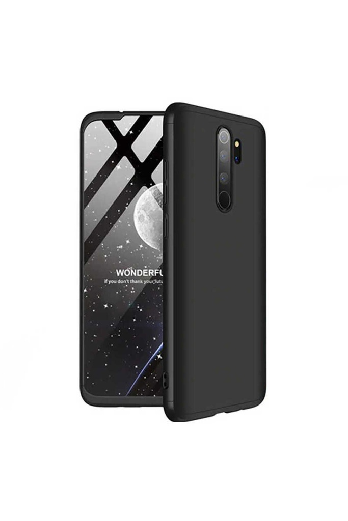 [RNZ-TA31482] Xiaomi Redmi Note 8 Pro Uyumlu Kılıf Zore Ays Kapak (Siyah)
