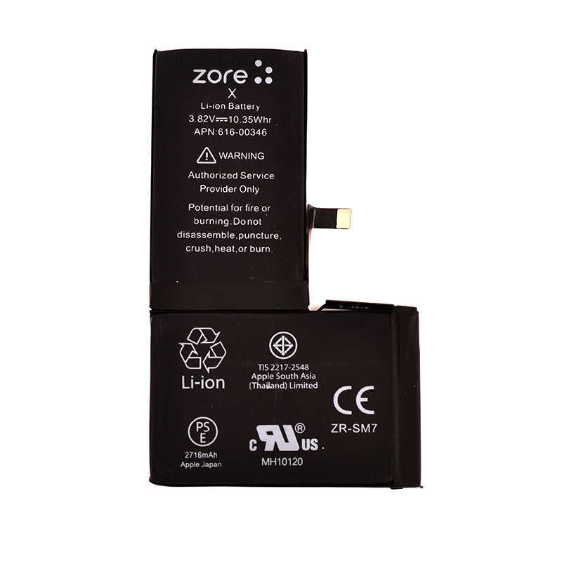 [RNZ-T10554] Apple iPhone X Uyumlu Zore Hook Serisi Batarya