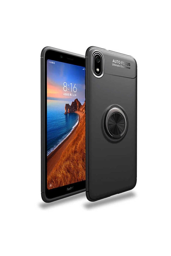 [RNZ-TA31507] Xiaomi Redmi 7A Uyumlu Kılıf Zore Ravel Silikon Kapak (Siyah)