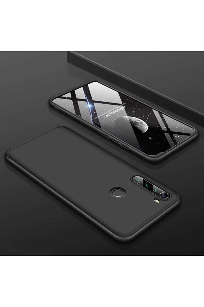 [RNZ-TA31532] Xiaomi Redmi Note 8 Uyumlu Kılıf Zore Ays Kapak (Siyah)