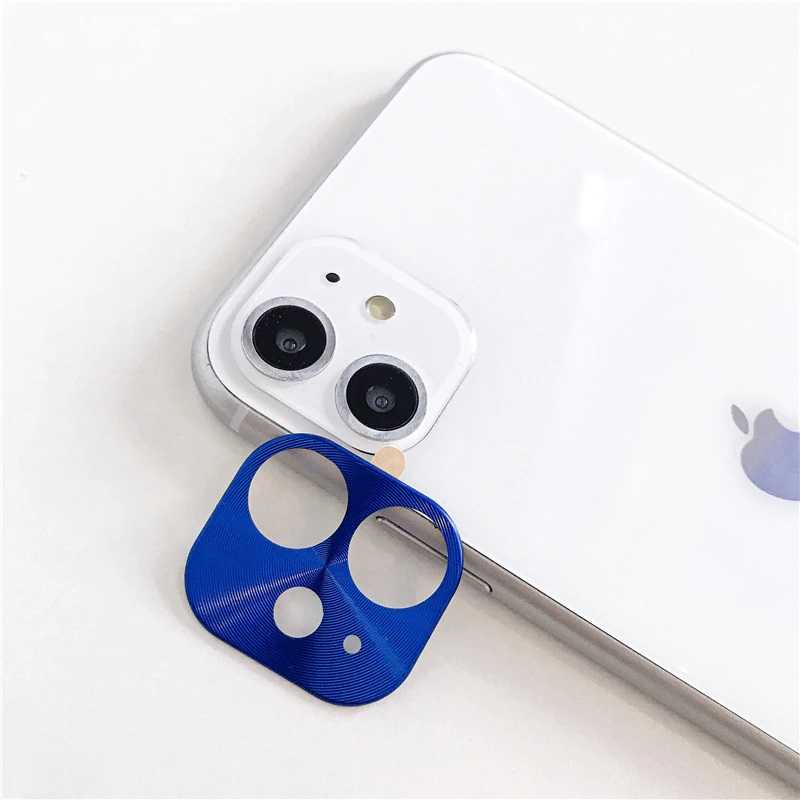[RNZ-TA31727] Apple iPhone 11 Uyumlu Zore Metal Kamera Koruyucu (Gri)
