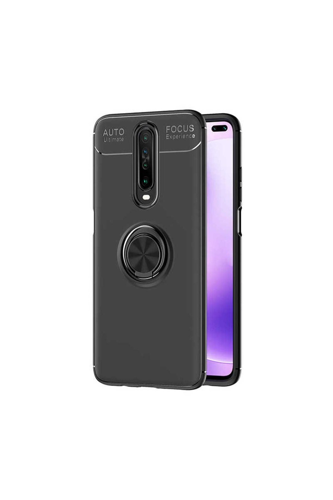 [RNZ-TA49952] Xiaomi Poco X2 Uyumlu Kılıf Zore Ravel Silikon Kapak (Siyah)