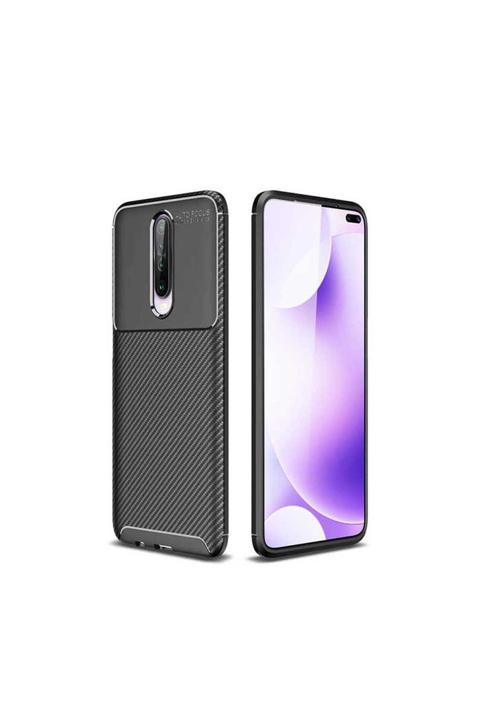 [RNZ-TA49976] Xiaomi Poco X2 Uyumlu Kılıf Zore Negro Silikon Kapak (Siyah)