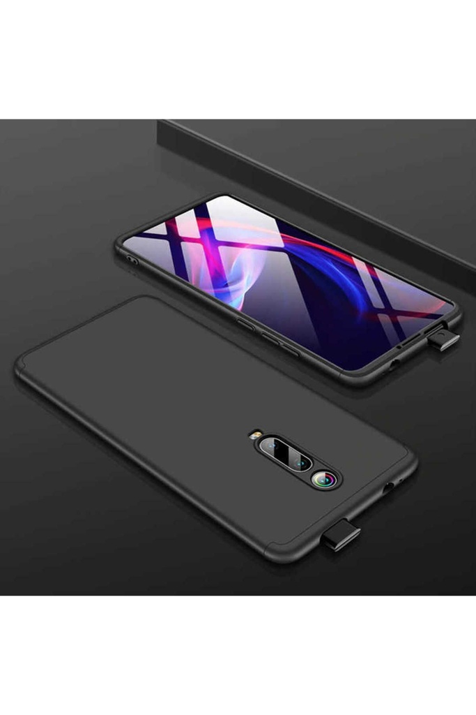 [RNZ-TA31986] Xiaomi Mi 9T Uyumlu Kılıf Zore Ays Kapak (Siyah)