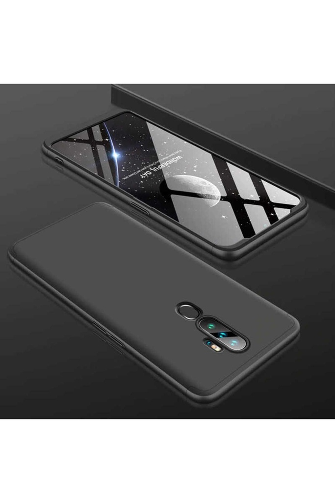 [RNZ-TA32003] Oppo A9 2020 Uyumlu Kılıf Zore Ays Kapak (Siyah)