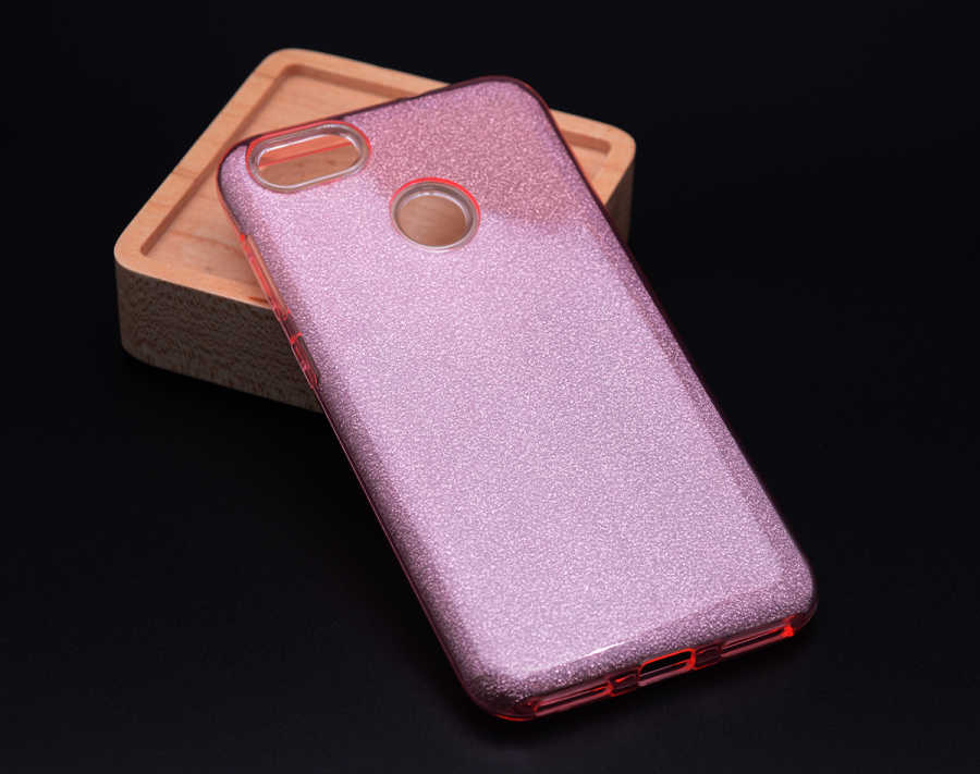 [RNZ-TA2221] Xiaomi Mi 5x Uyumlu Kılıf Zore Shining Silikon (Siyah)