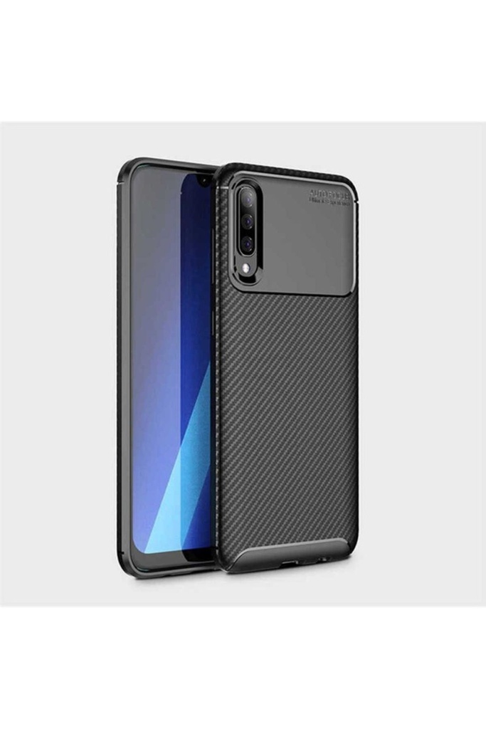 [RNZ-TA32775] Samsung Galaxy A30S Uyumlu Kılıf Zore Negro Silikon Kapak (Siyah)