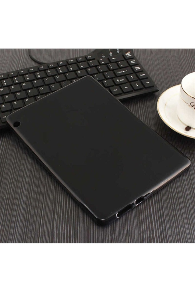 [RNZ-TA32969] Huawei T5 10 inç Uyumlu Kılıf Zore Tablet Süper Silikon Kapak (Siyah)