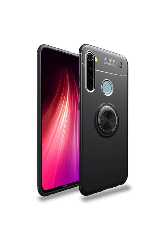 [RNZ-TA32979] Xiaomi Redmi Note 8T Uyumlu Kılıf Zore Ravel Silikon Kapak (Siyah)
