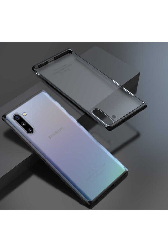 [RNZ-TA33005] Samsung Galaxy Note 10 Uyumlu Kılıf Zore Nili Kapak (Siyah)