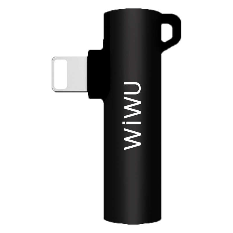 [RNZ-TA33036] Wiwu ST03 Lightning Ses Adaptörü (Siyah)