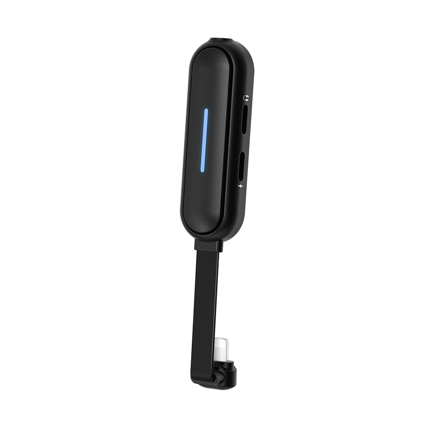 [RNZ-TA33065] Wiwu LT06 Lightning Ses Adaptörü (Siyah)