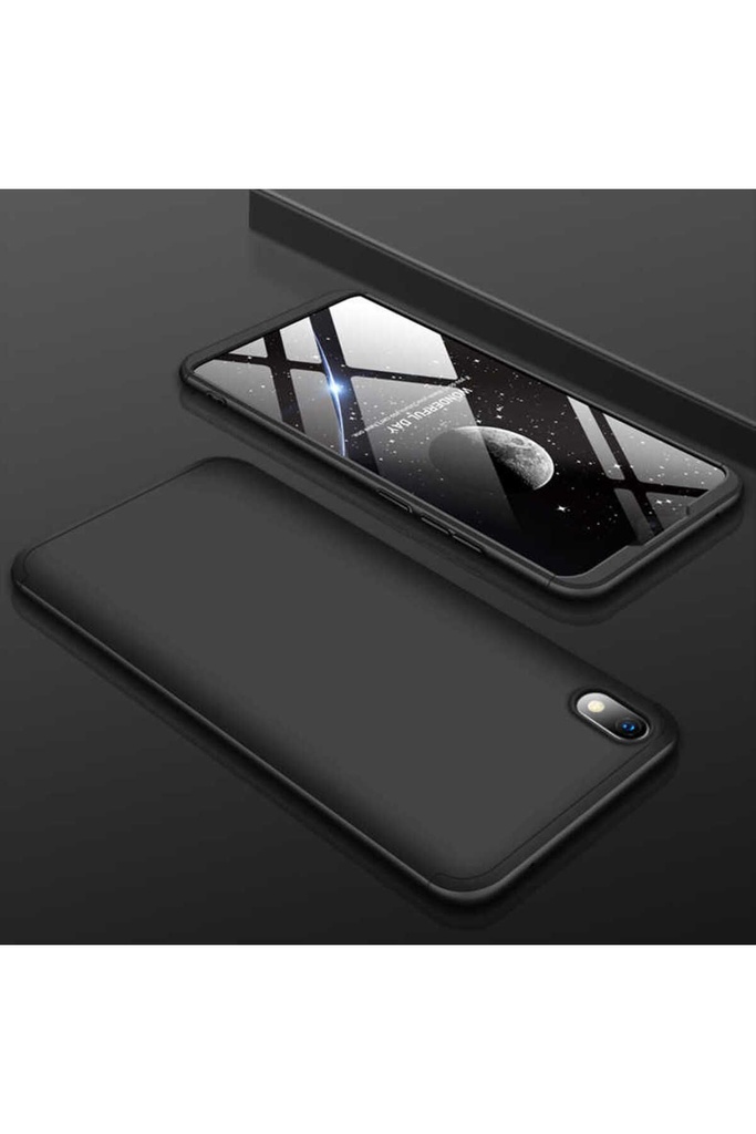 [RNZ-TA33252] Xiaomi Redmi 7A Uyumlu Kılıf Zore Ays Kapak (Siyah)