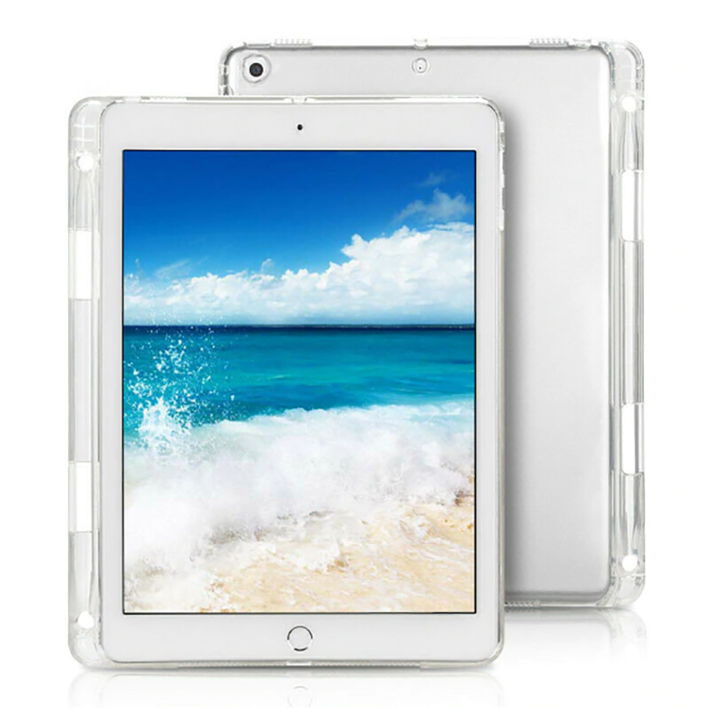 [RNZ-TA33435] Apple iPad 2 3 4 Uyumlu Zore Kalemli Tablet Silikon (Siyah)