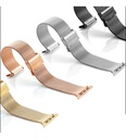 Apple Watch 38mm Uyumlu Kordon Hasır Metal Mıknatıslı Örgü Zore KRD-01 Kayış