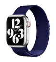 Apple Watch 38mm Uyumlu Kordon Hasır Metal Mıknatıslı Örgü Zore KRD-01 Kayış