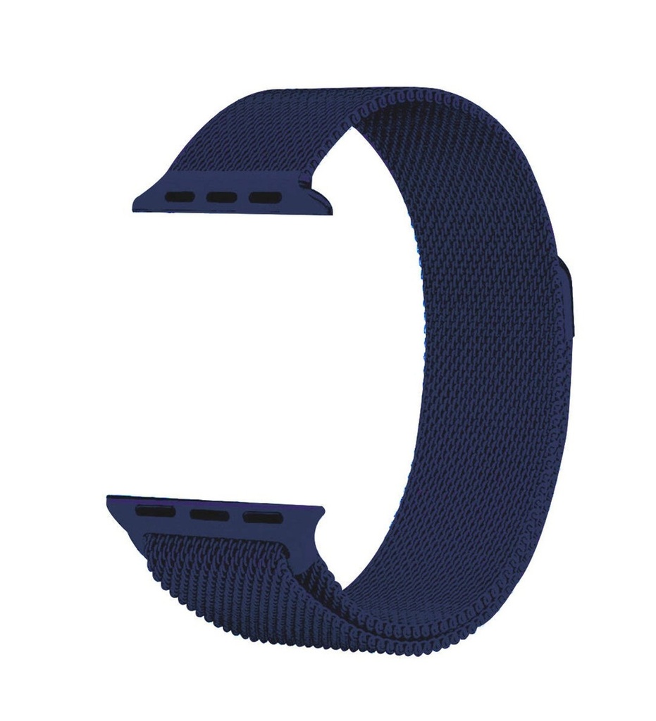 Apple Watch 38mm Uyumlu Kordon Hasır Metal Mıknatıslı Örgü Zore KRD-01 Kayış