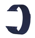 Apple Watch 38mm Uyumlu Kordon Hasır Metal Mıknatıslı Örgü Zore KRD-01 Kayış