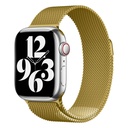 Apple Watch 42mm Uyumlu Kordon Hasır Metal Mıknatıslı Örgü Zore KRD-01 Kayış