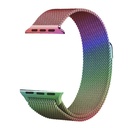 Apple Watch 42mm Uyumlu Kordon Hasır Metal Mıknatıslı Örgü Zore KRD-01 Kayış
