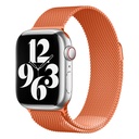 Apple Watch 42mm Uyumlu Kordon Hasır Metal Mıknatıslı Örgü Zore KRD-01 Kayış