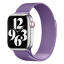 Apple Watch 44mm Uyumlu Kordon Hasır Metal Mıknatıslı Örgü Zore KRD-01 Kayış